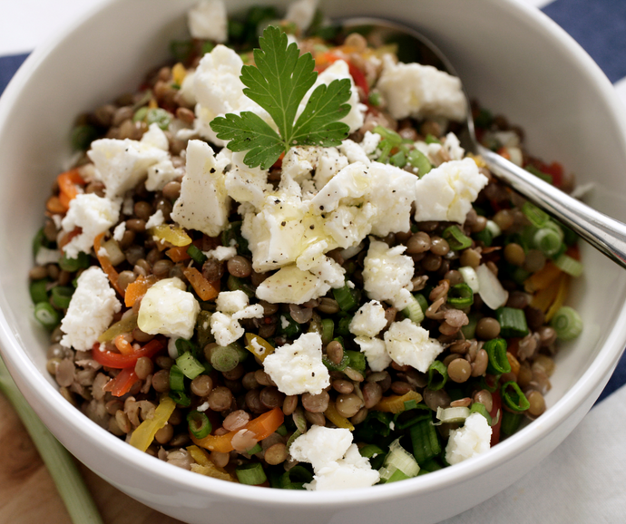 Salade de lentilles