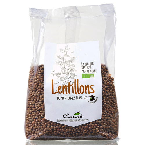 Lentillons bio (origine France) 500 g