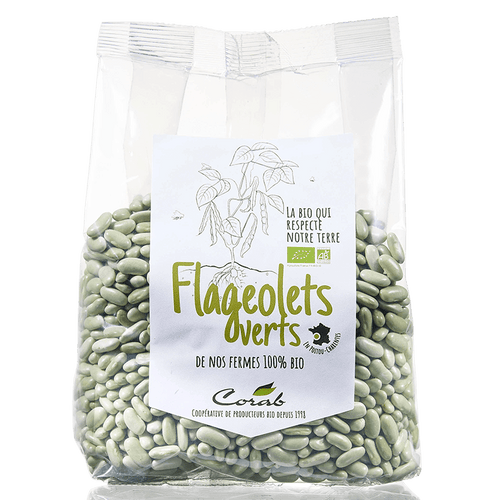 Flageolets verts bio (origine France) 500 g